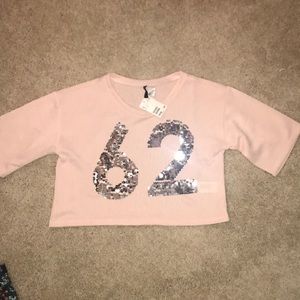 Light weight crop sweater